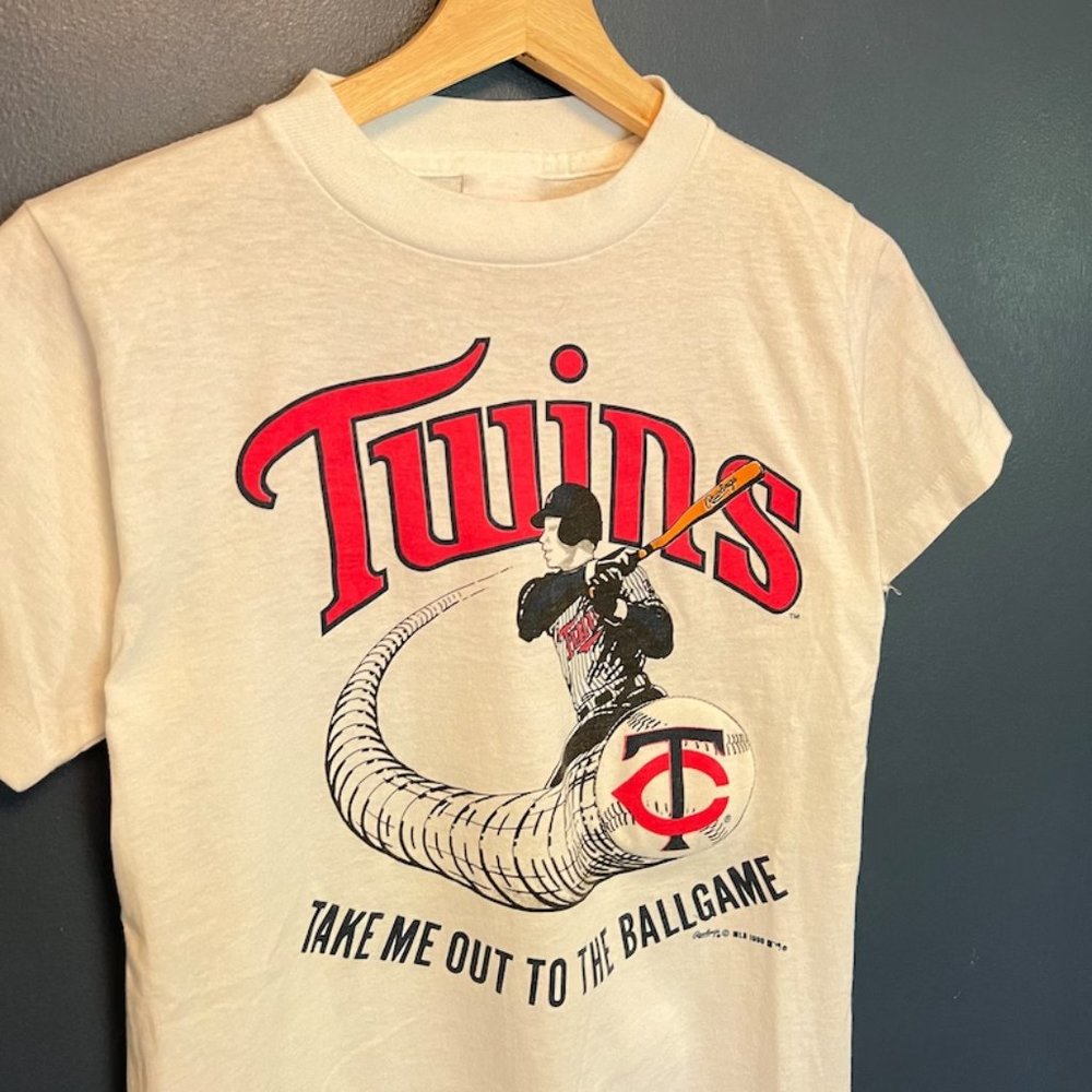 Vintage 90’s Minnesota Twins MLB Baseball Rawlings T Shirt Tee